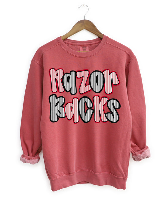 Razobacks Comfort Colors Sweatshirt/ Arkansas Sweatshirt