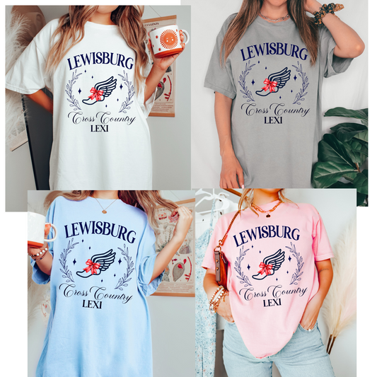 Lewisburg Cross Country Shirt / Multiple Color Options