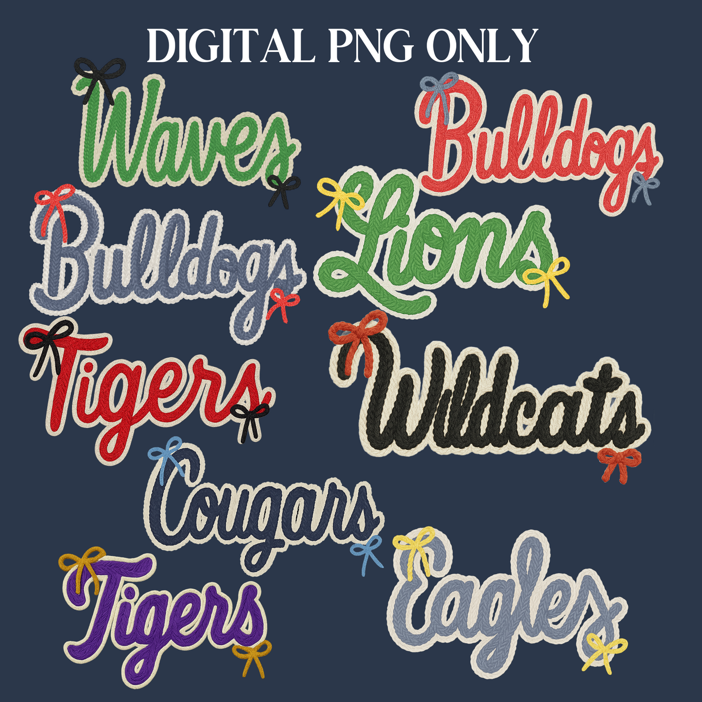 Digital Png Custom Mascot Yarn File - ONLY DIGITAL IMAGE