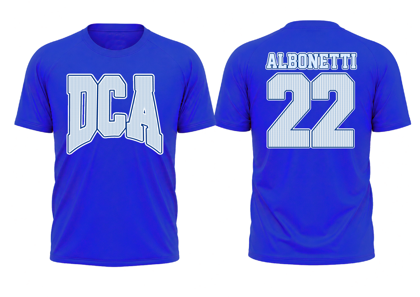 DCA Drifit Customized Spiritwear/ Youth and Adult Sizes