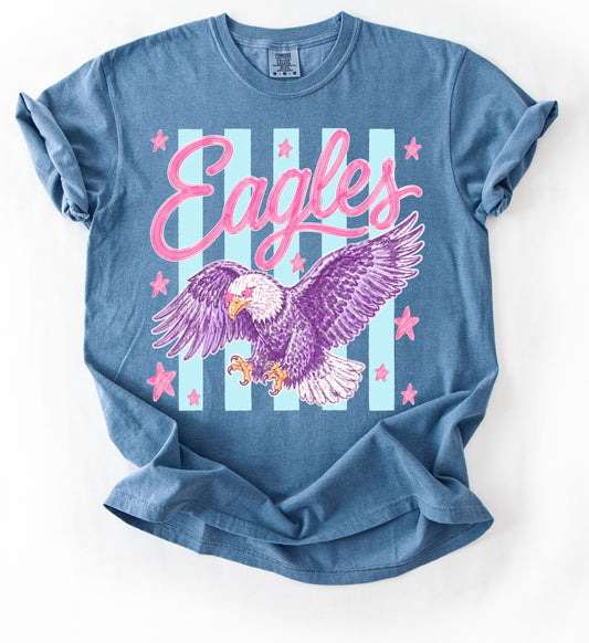 Comfort Colors or Bella Canvas Horn Lake Eagles Shirt/ Youth and Adult Sizes