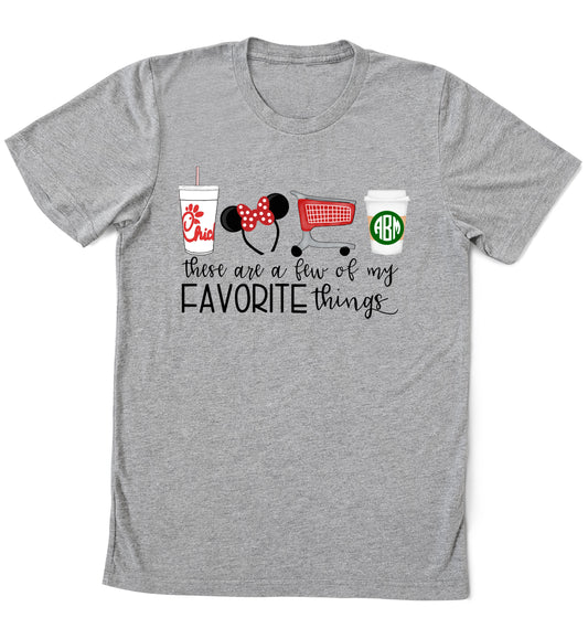 Favorite Things Tee- Completely Customizable - 1000's of options