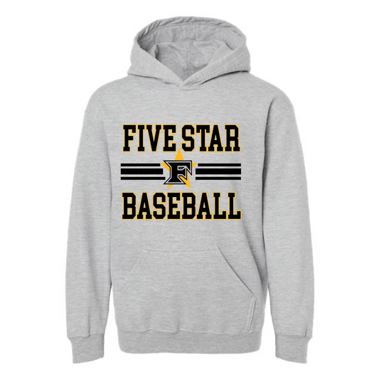 Five Star Hoodie/ Youth and Adult Sizes