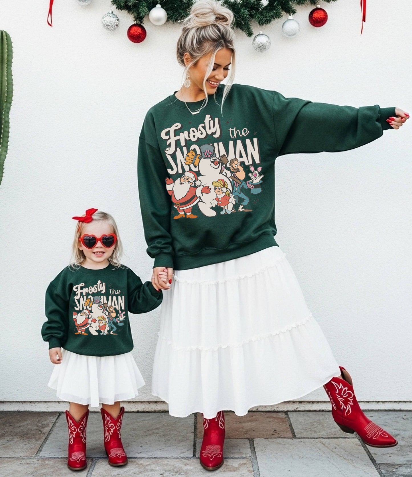 Vintage Frosty Sweatshirt/ Youth and Adult Sizes/ Mommy and Me Christmas/ Gildan or Bella