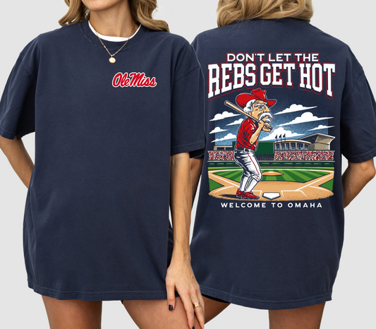 Front/ Back Olemaha Shirt/ Ole Miss Shirt- Gildan Softstyle or Comfort Colors Options/ Youth and Adult Sizes
