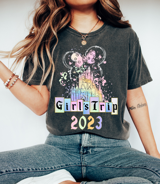 Magical Vacation Girls Trip Shirt 2023 - Comfort Colors