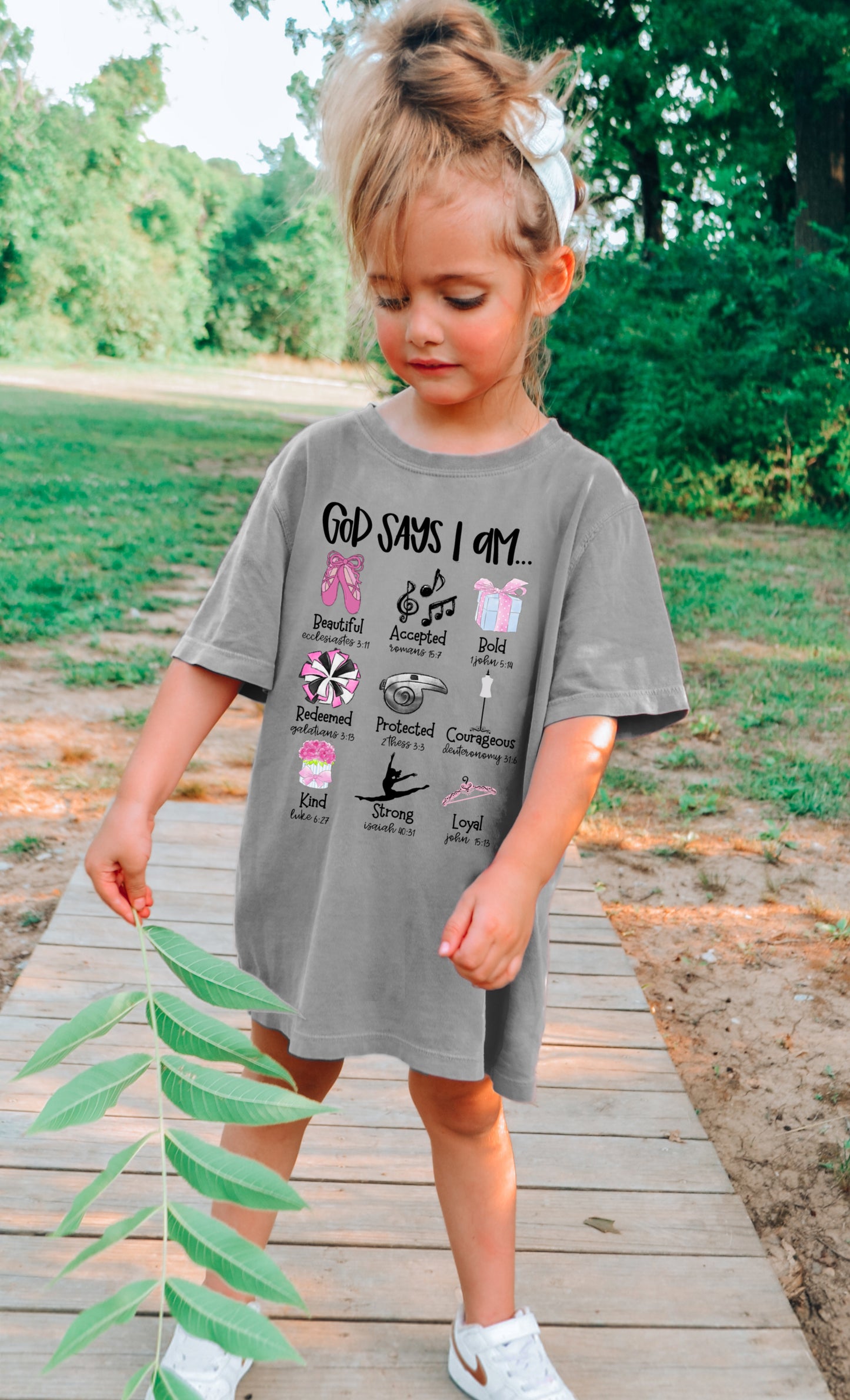 God Says I Am Dance Shirt/ Comfort Colors/ Youth and Adult Sizing