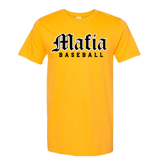 Softstyle Mafia Baseball Shirt / Youth and Adult Sizes - Unisex Fit