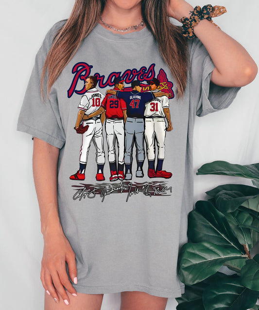 Braves Dream Team - 90's Edition Tee/ Comfort Colors Shirt