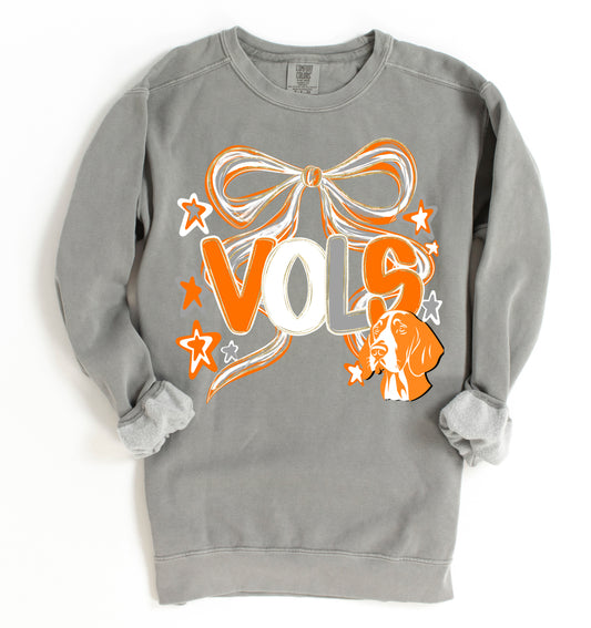 Comfort Colors, Bella or Gildan Tennessee Vols Sweatshirt/ Youth and Adult Tenn Sweatshirts