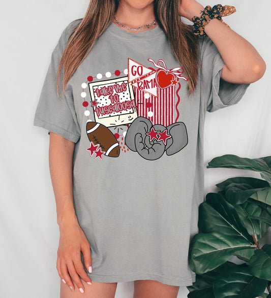 SPIRIT DROP -Take Me To Tuscaloosa - Alabama Shirt - Comfort Colors -Youth and Adult Size Tee