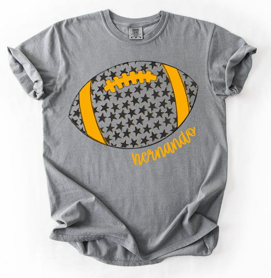 Comfort Colors or Gildan Softstyle Hernando Tigers Football Tee/ Hernando Tigers Shirt/ Youth and Adult Sizes