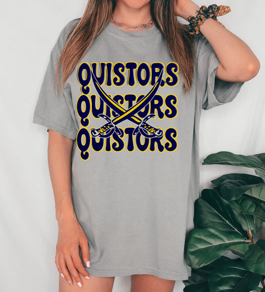 Olive Branch Quistors Short Sleeve Tee / Desoto County Schools / Mississippi School Shirt / Youth and Adult Sizes