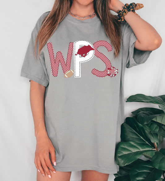 SPIRIT DROP - WPS Razorbacks Shirt - Comfort Colors -Youth and Adult Size Tee