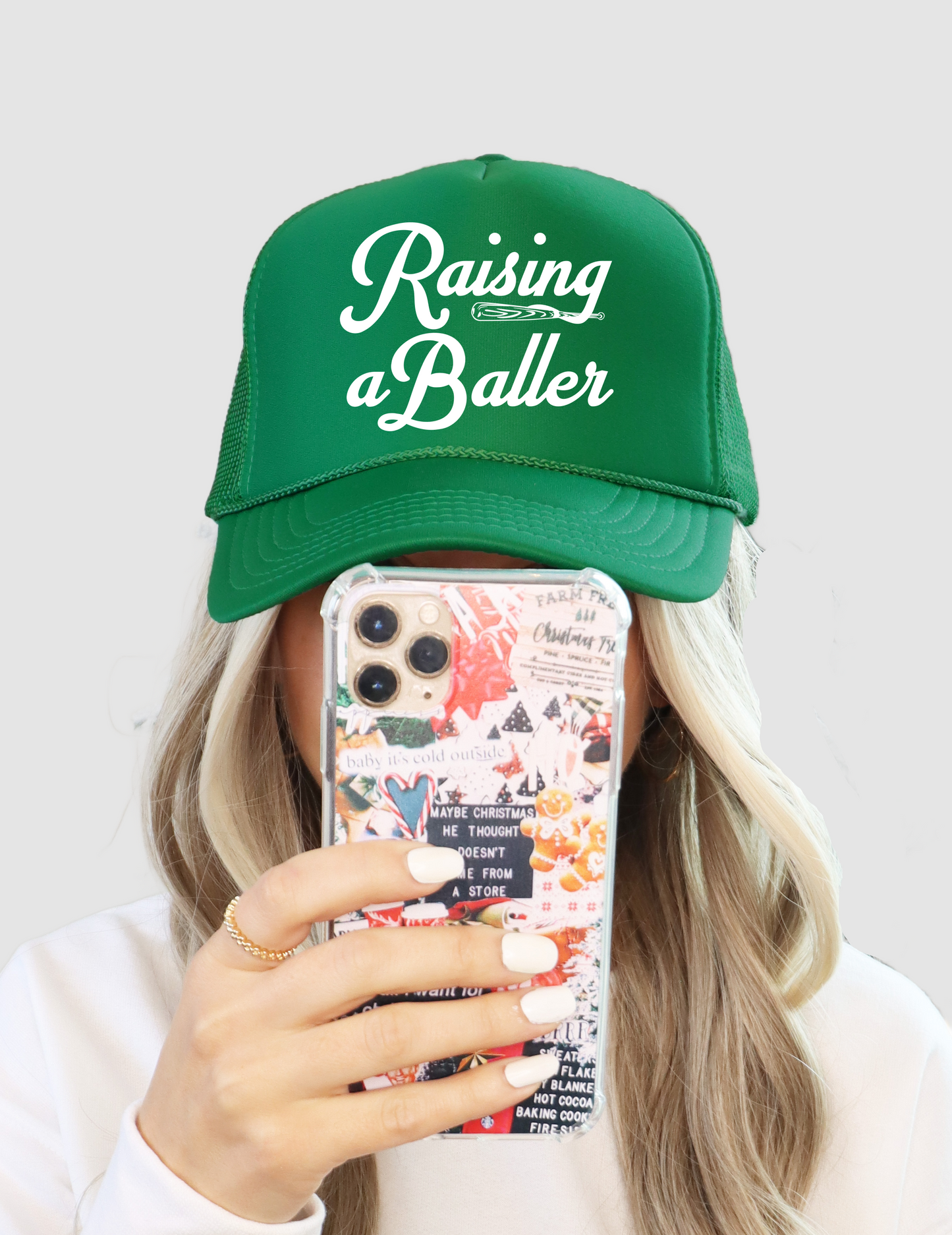 Raising A Baller Trucker Hat/ Sports Mom Hat/ Multiple Colors