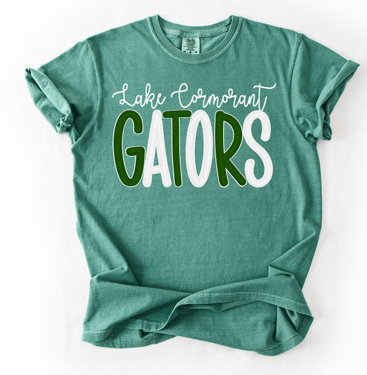 Comfort Colors Lake Cormorant Gators Shirt/ Youth and Adult Sizes