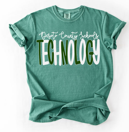 Comfort Colors or Gildan Softstyle Desoto County Technology Shirt/ Adult Sizes