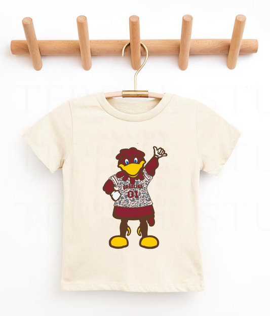 Spirit Camo Mascot Drop - Youth and Adult Camo Mascot Tee/ Camo Gamecock Shirt