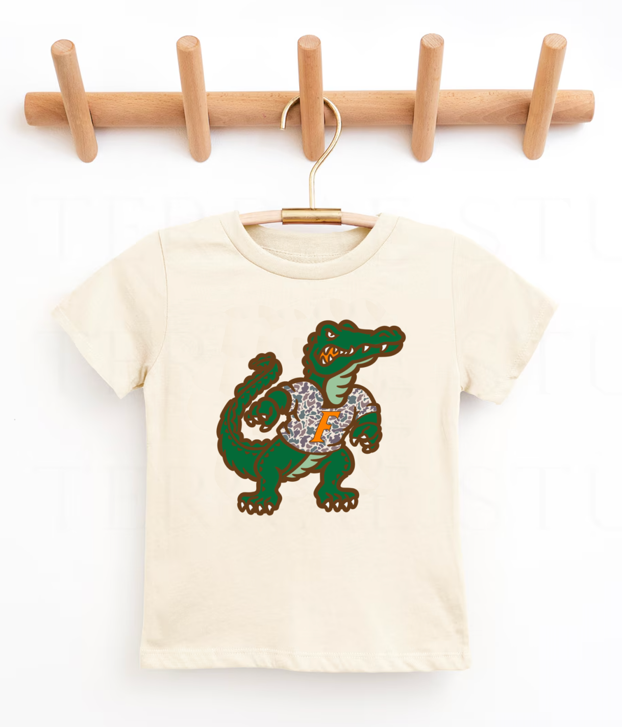 Spirit Camo Mascot Drop - Youth and Adult Camo Mascot Tee/ Camo Gator Shirt
