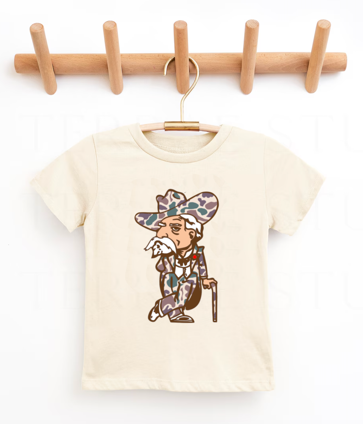 Spirit Camo Mascot Drop - Youth and Adult Camo Mascot Tee/ Camo Rebels Shirt