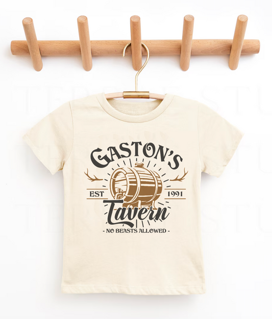 Toddler, Youth, and Adult Gaston's Tavern Magical Vacation Shirt