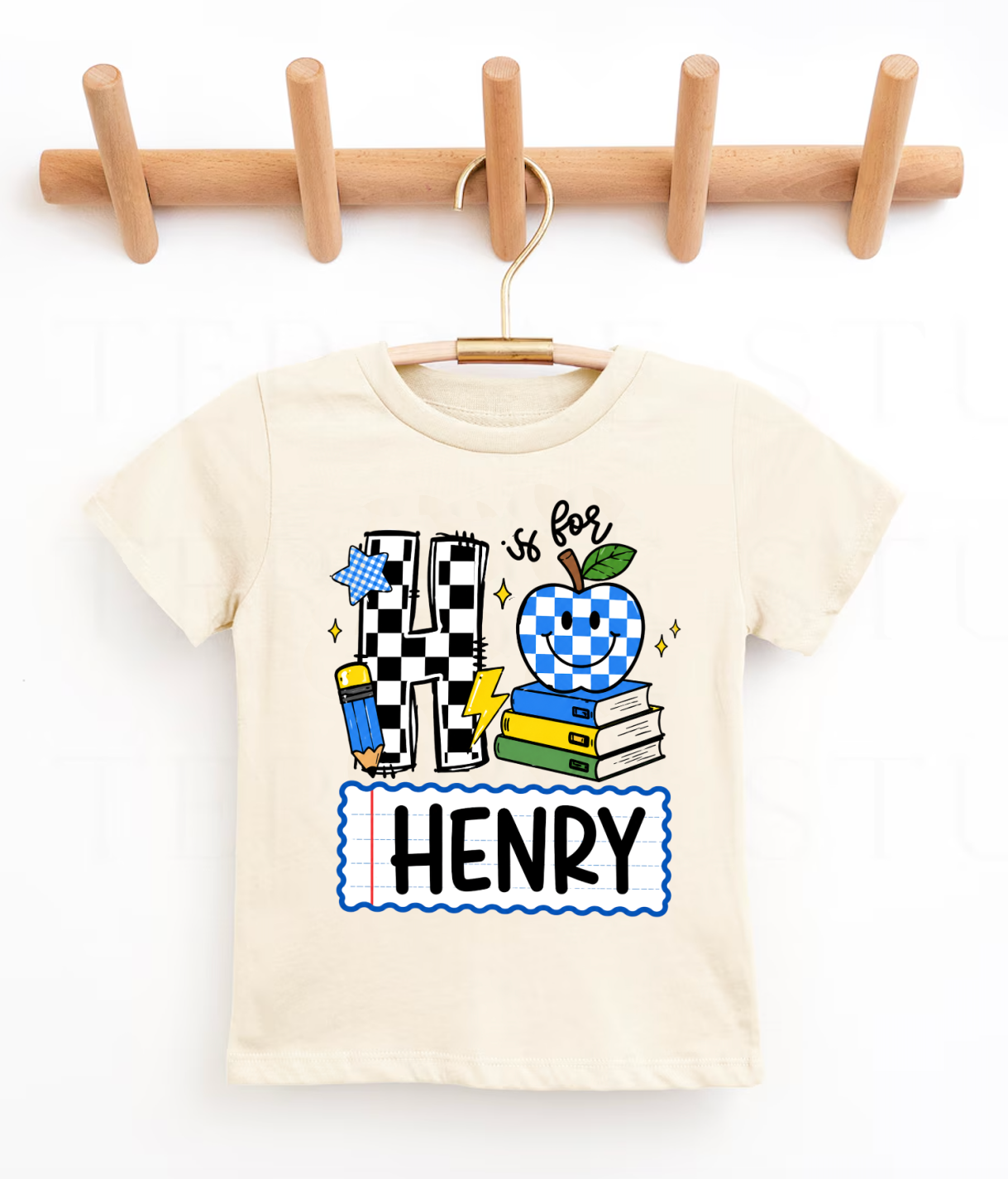 Custom Name Shirt/ H is for Henry - or any other Name Shirt