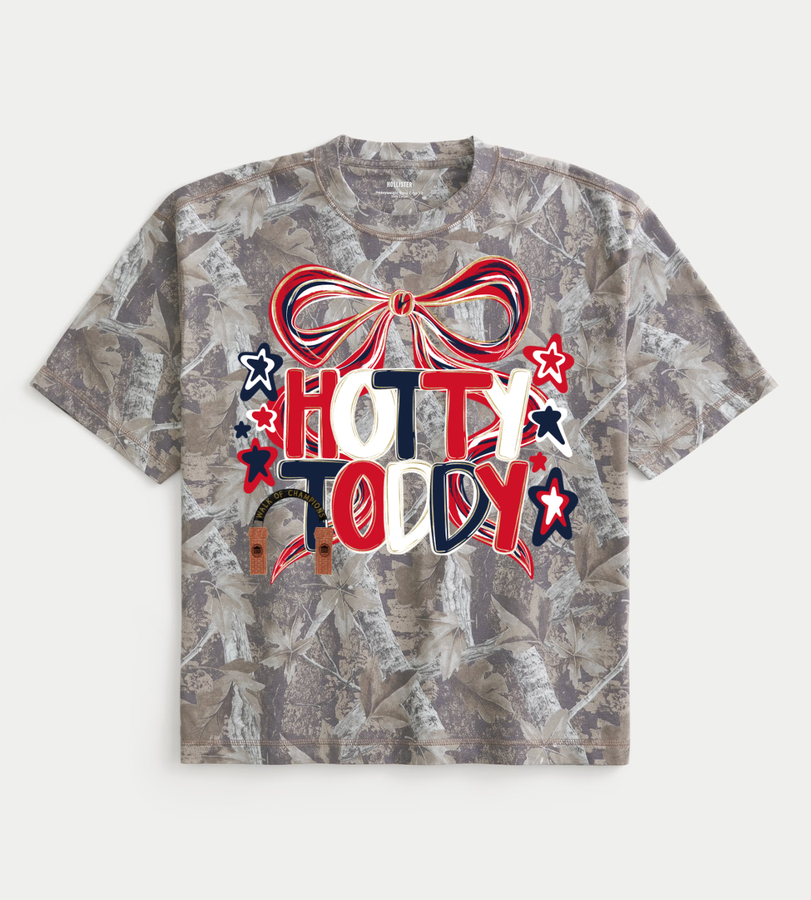 Camo Hotty Toddy Boxy Crop Tee/ Adult Sizes