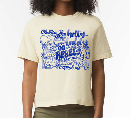 Spirit Drop - Rebs Cropped Comfort Colors Tee
