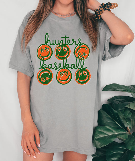 Hunters Baseball Tee/ Comfort Colors or Bella Canvas Brand/ Youth and Adult Sizes