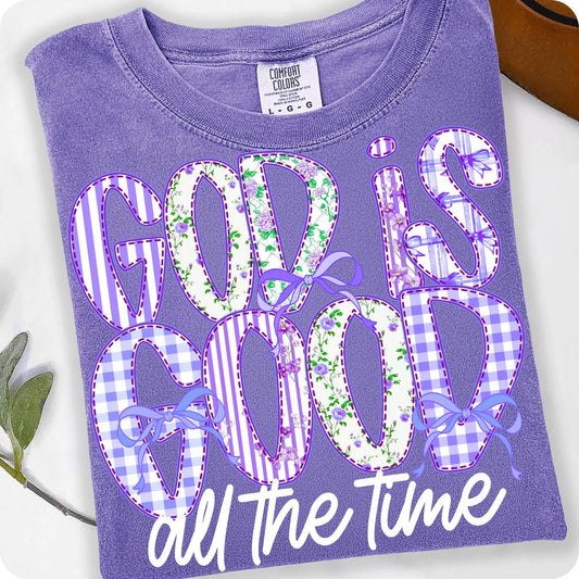 Comfort Colors or Bella Canvas God Is Good All The Time Shirt/ Religious Tees
