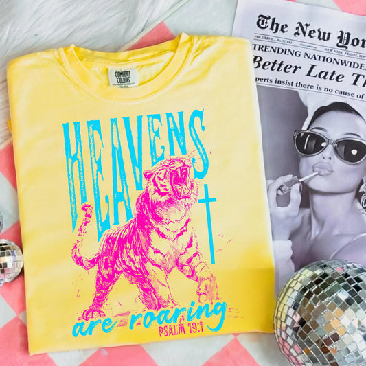 Comfort Colors The Heavens Are Roaring / Gifts for Her/ Adult Sizes