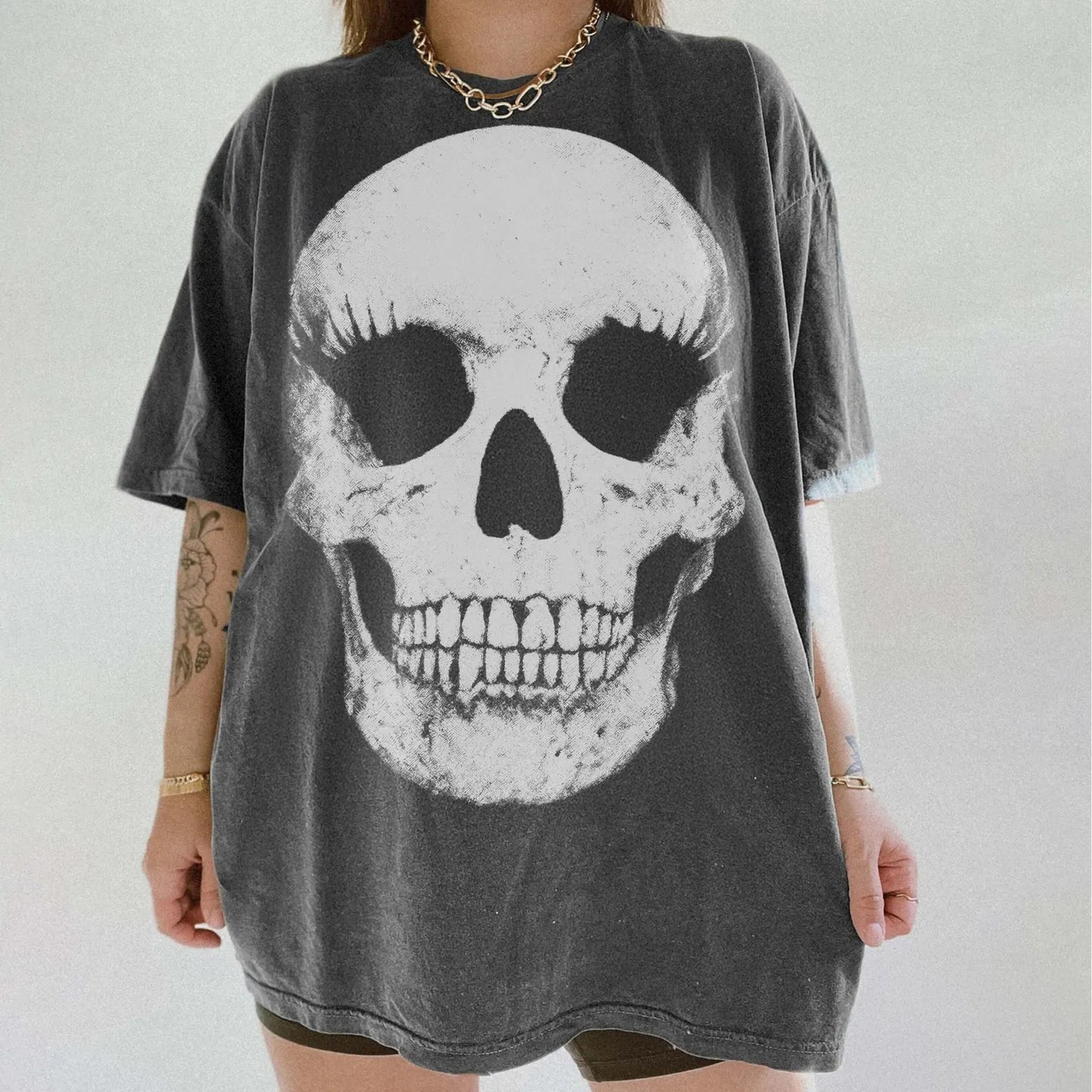 Comfort Colors Girly Skull/ Halloween Shirts/ Youth and Adult Sizes