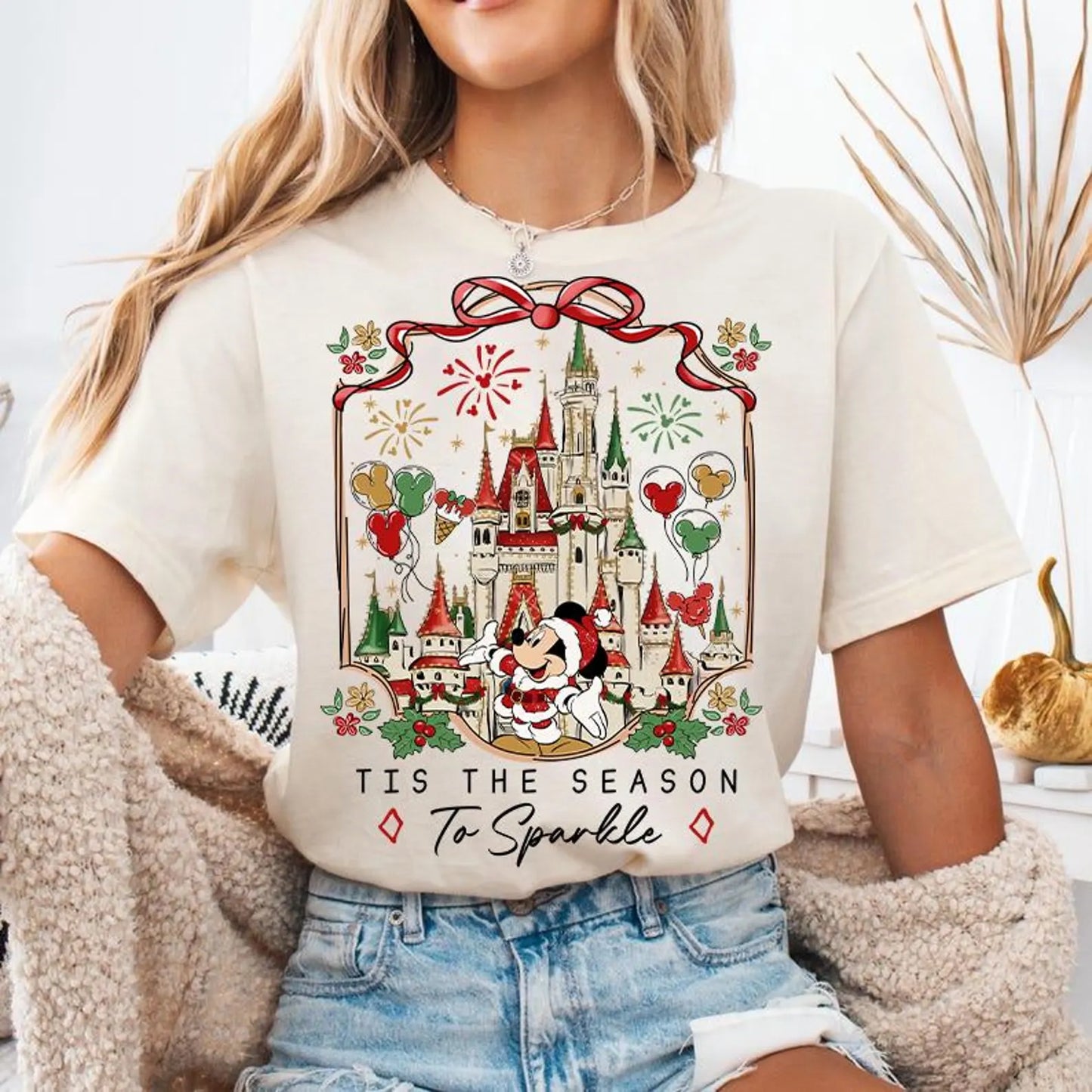 Tis the Season to Sparkle - Christmas Shirts/ Youth and Adult Sizes/ V-Neck Options Available