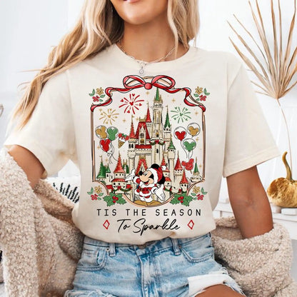 Tis the Season to Sparkle - Christmas Shirts/ Youth and Adult Sizes/ V-Neck Options Available