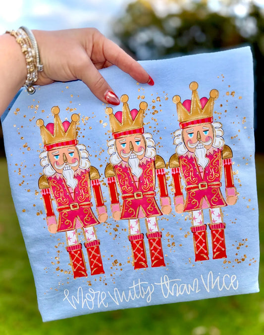 Bella Canvas or Comfort Colors Christmas More Nutty Than Nice Tee/ Youth and Adult Sizes