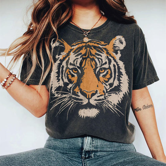 Comfort Colors Tiger Face Tee/ Hernando Tigers Shirt/ Youth and Adult Sizes