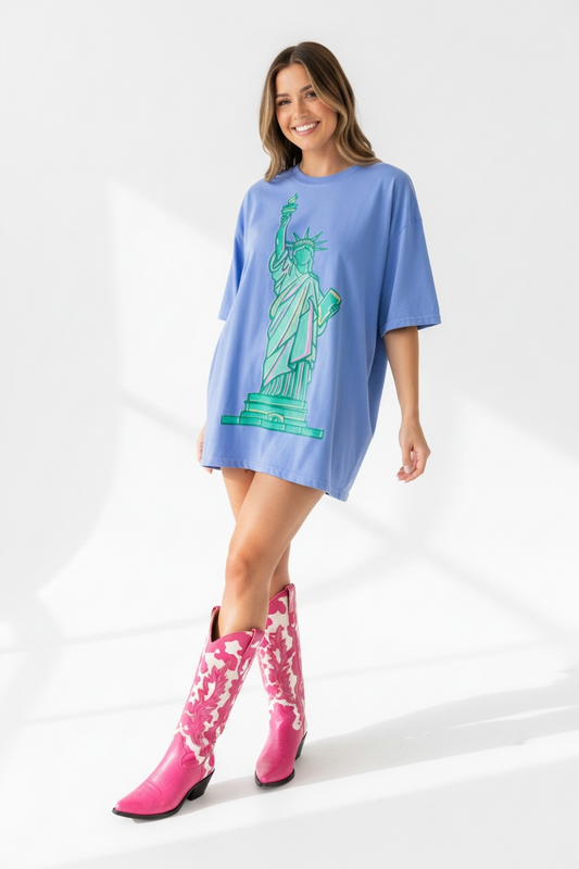 250 Years Drop - Comfort Colors Statue Of Liberty Shirt/ Youth and Adult Sizes