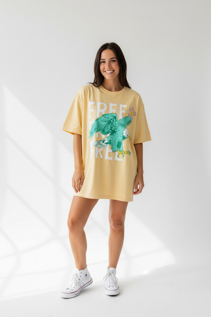 250 Years Drop - Comfort Colors Free Bird Eagle Shirt/ Youth and Adult Sizes