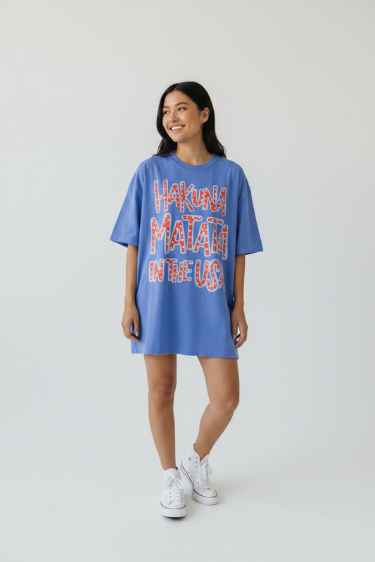 250 Years Drop - Comfort Colors Hakuna Matata in the USA Shirt/ Youth and Adult Sizes