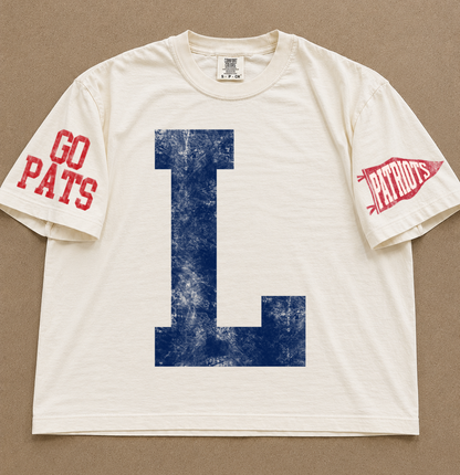 Custom Comfort Colors Lewisburg (OR ANY OTHER SCHOOL) Number Spiritwear Shirts/Football /Baseball or Softball/ Custom Boxy Crops