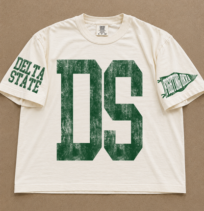 Custom Comfort Colors Delta State Spirit Wear Shirts/ Boxy Crop/ Adult Sizes