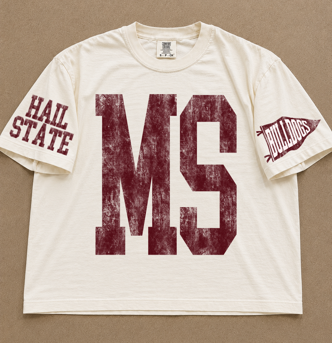 Custom Comfort Colors Miss St Spirit Wear Shirts/ Custom Boxy Crops
