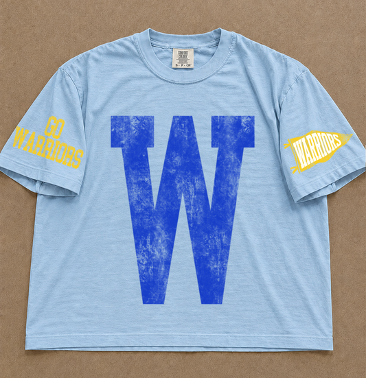 Custom Comfort Colors Senatobia Warriors Spirit Wear Shirts/ Boxy Crop/ Adult Sizes