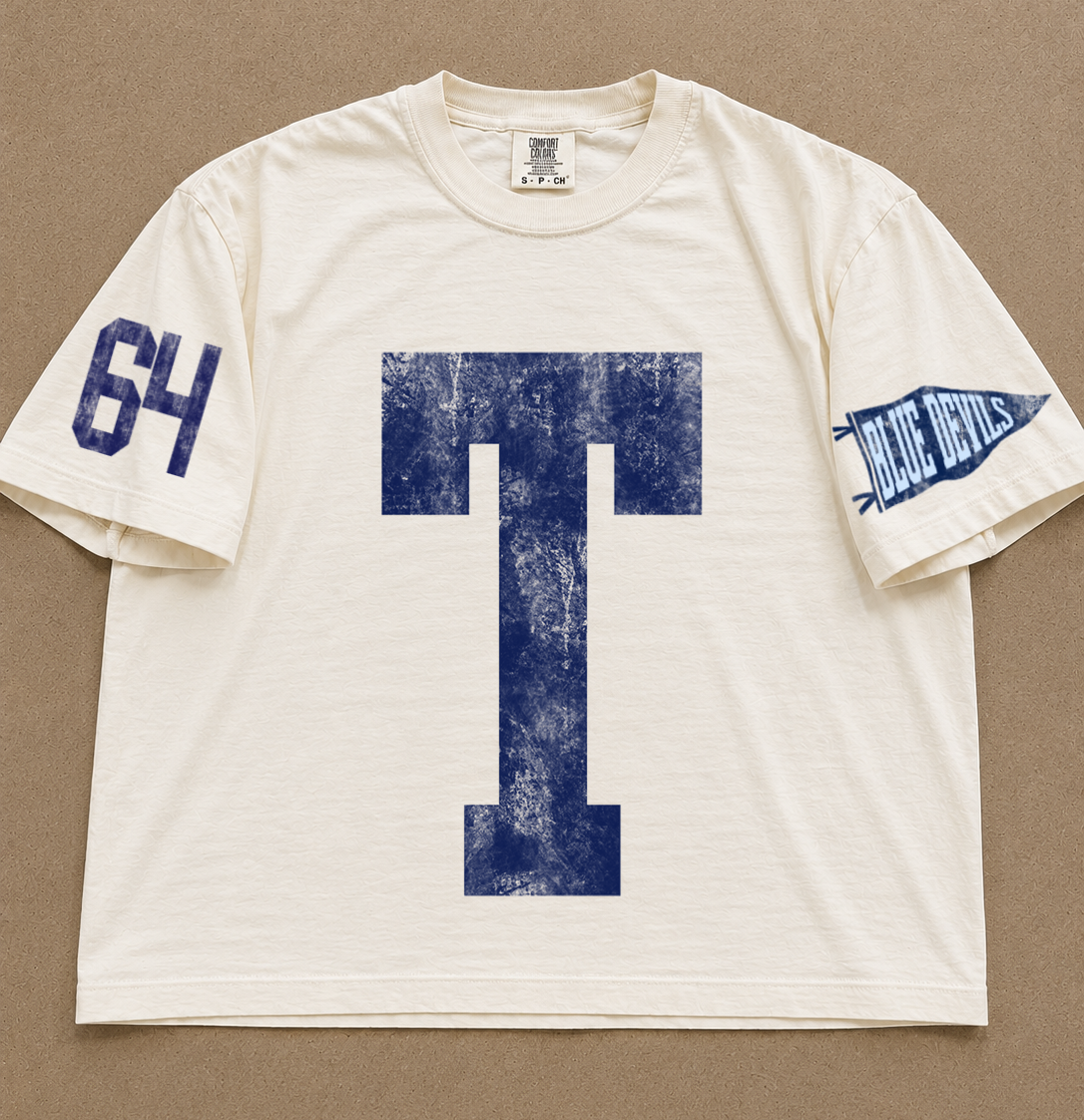 Custom Comfort Colors Tunica Academy (OR ANY OTHER TEAM) Number Spiritwear Shirts/Baseball or Softball/ Custom Boxy Crops