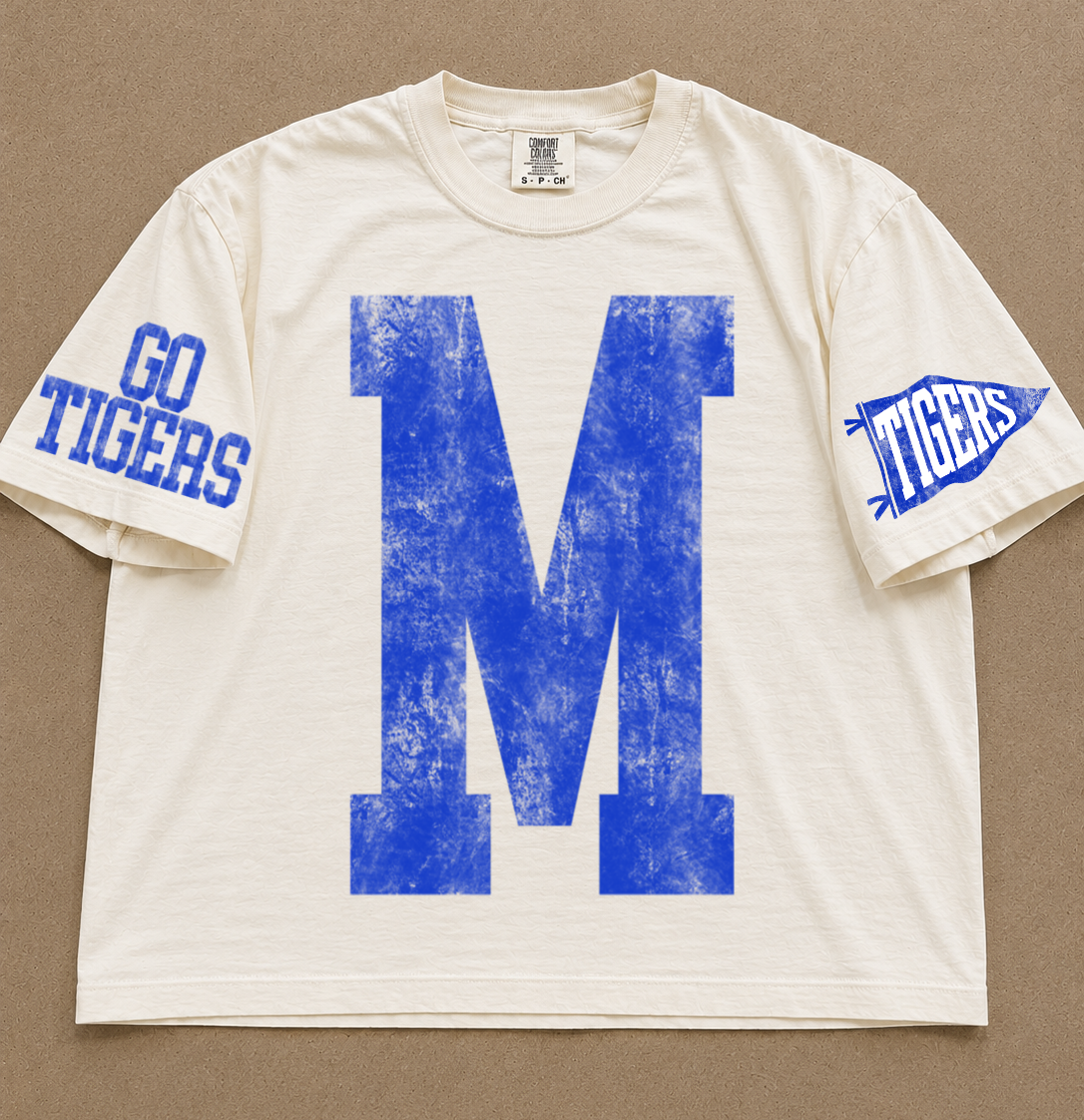 Comfort Colors Memphis Spiritwear  Boxy Crop Tee