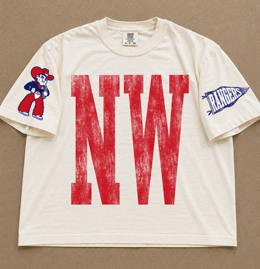 Comfort Colors Northwest Rangers Spiritwear  Boxy Crop Tee / Adult Sizes