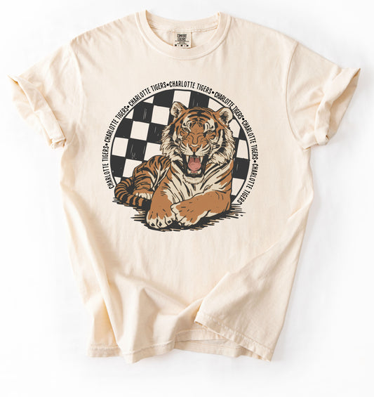 Comfort Colors or Gildan Softstyle Charlotte Tigers Shirt/ Youth and Adult SIzes