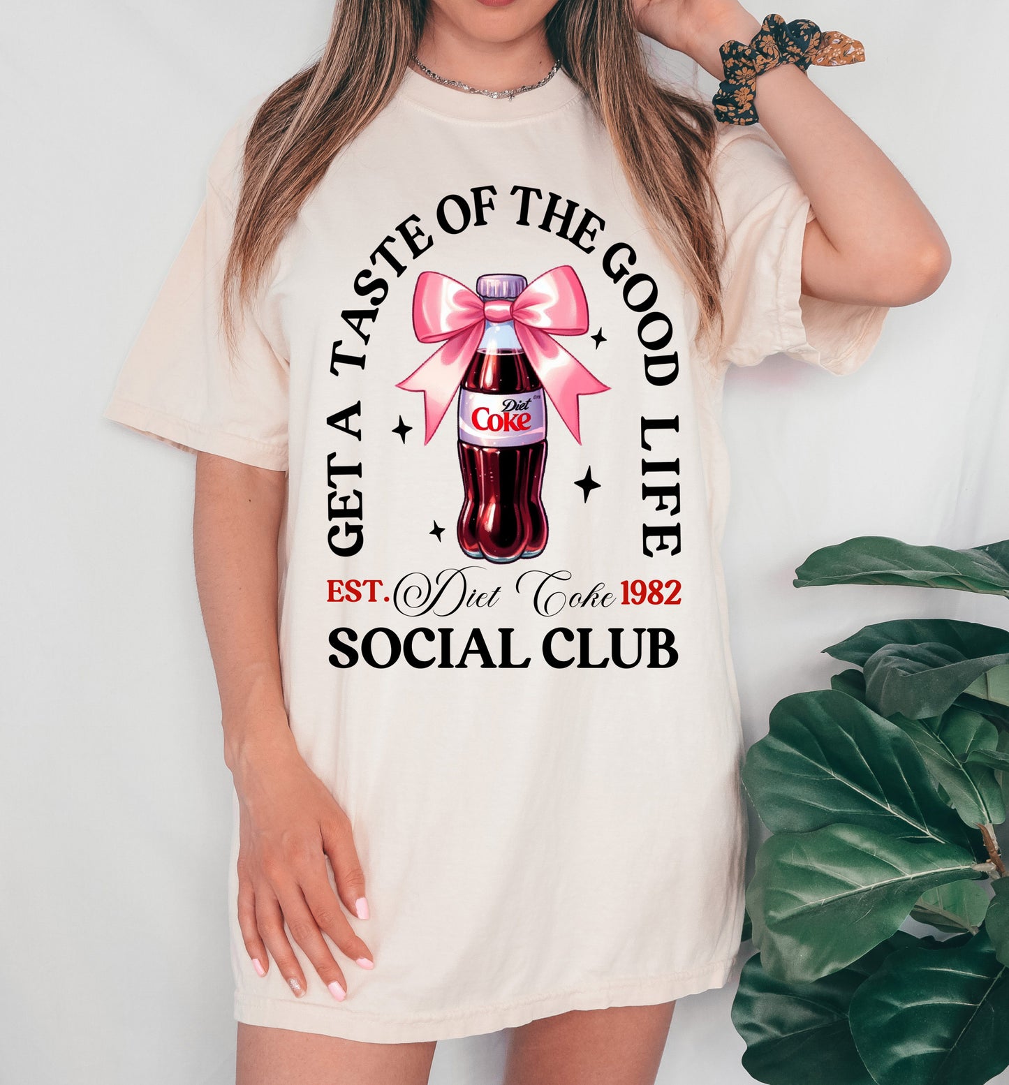 Diet Coke Social Club/ Comfort Colors or Bella Canvas Tee