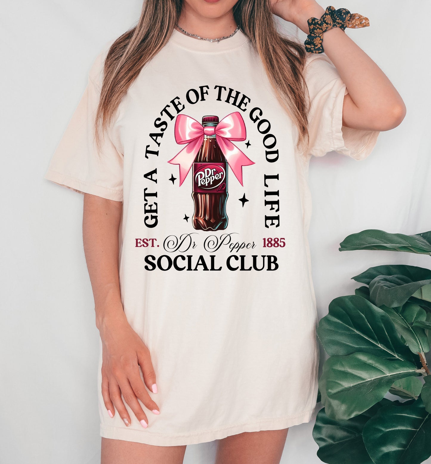 Dr. Pepper Social Club/ Comfort Colors or Bella Canvas Tee