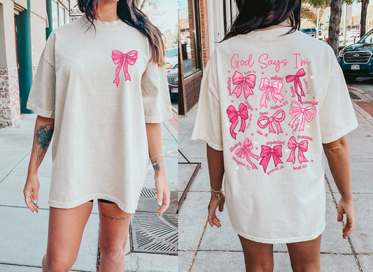 Comfort Colors or Bella Canvas God Says I Am Tee/ Religious Shirts - Youth and Adult Sizes